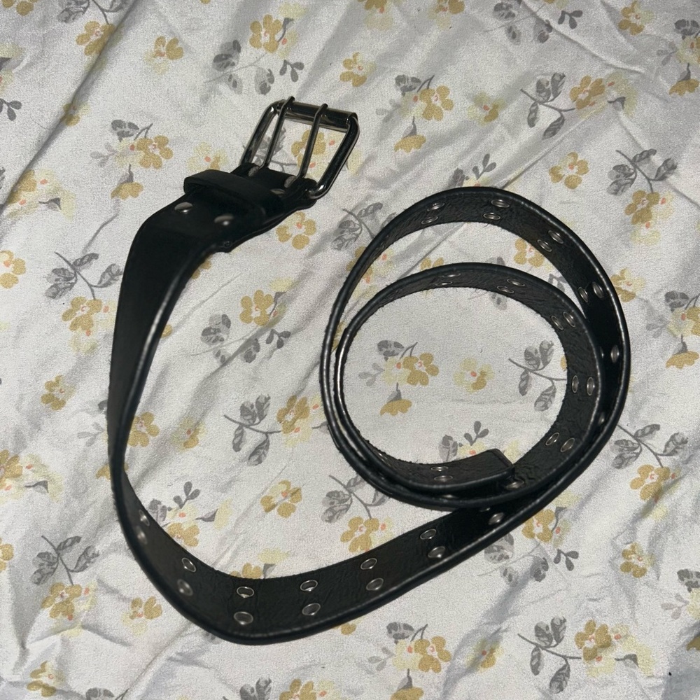 Black Leather Belt